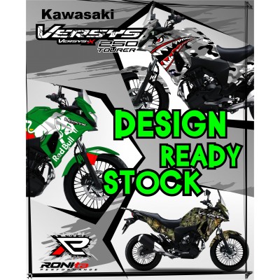 Decal Fullbody Kawasaki Versys X250 
